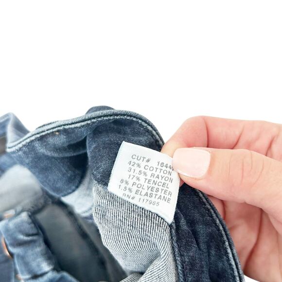 J Brand Anja Nightshadow Cuffed Skinny Jeans Sz 26 - Picture 4 of 6